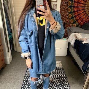 Men’s Woolrich Fleece Lined Denim Jacket